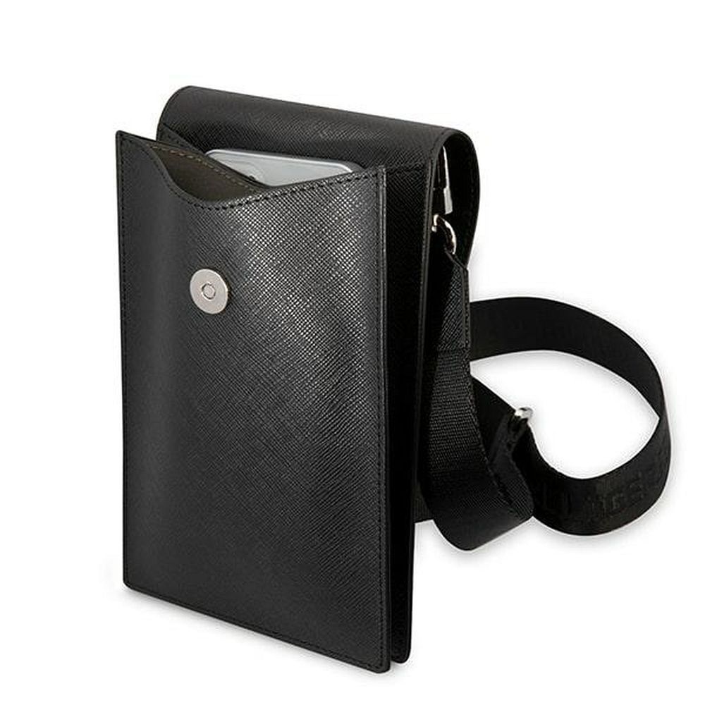 Husa-Geanta Karl Lagerfeld universala 6.1\', pentru telefon, negru -metal - 2 | YEO